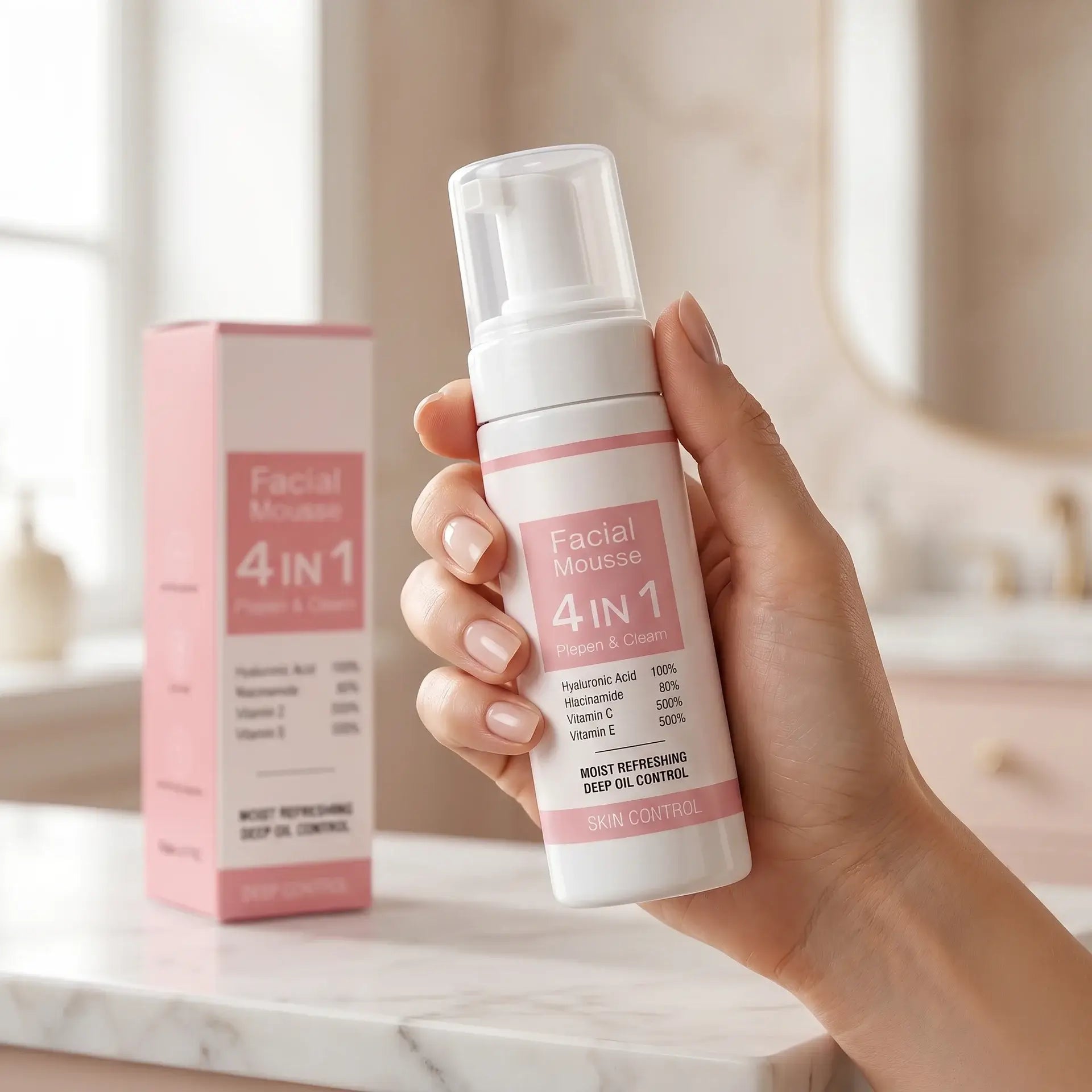 VIOLA™ Facial Mousse 4 in 1 – Detergente Viso Idratante
