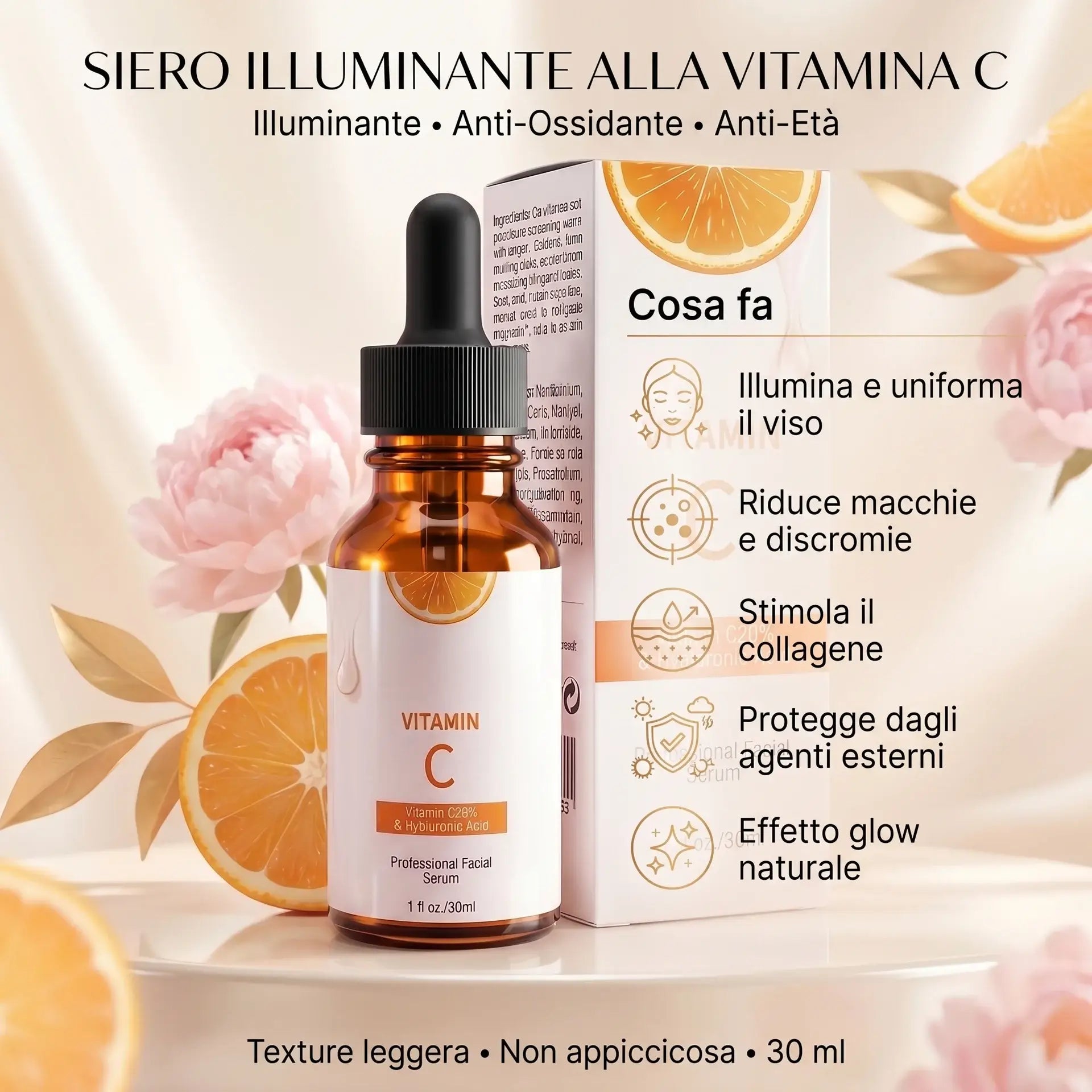 VIOLA™ Siero Illuminante alla Vitamina C