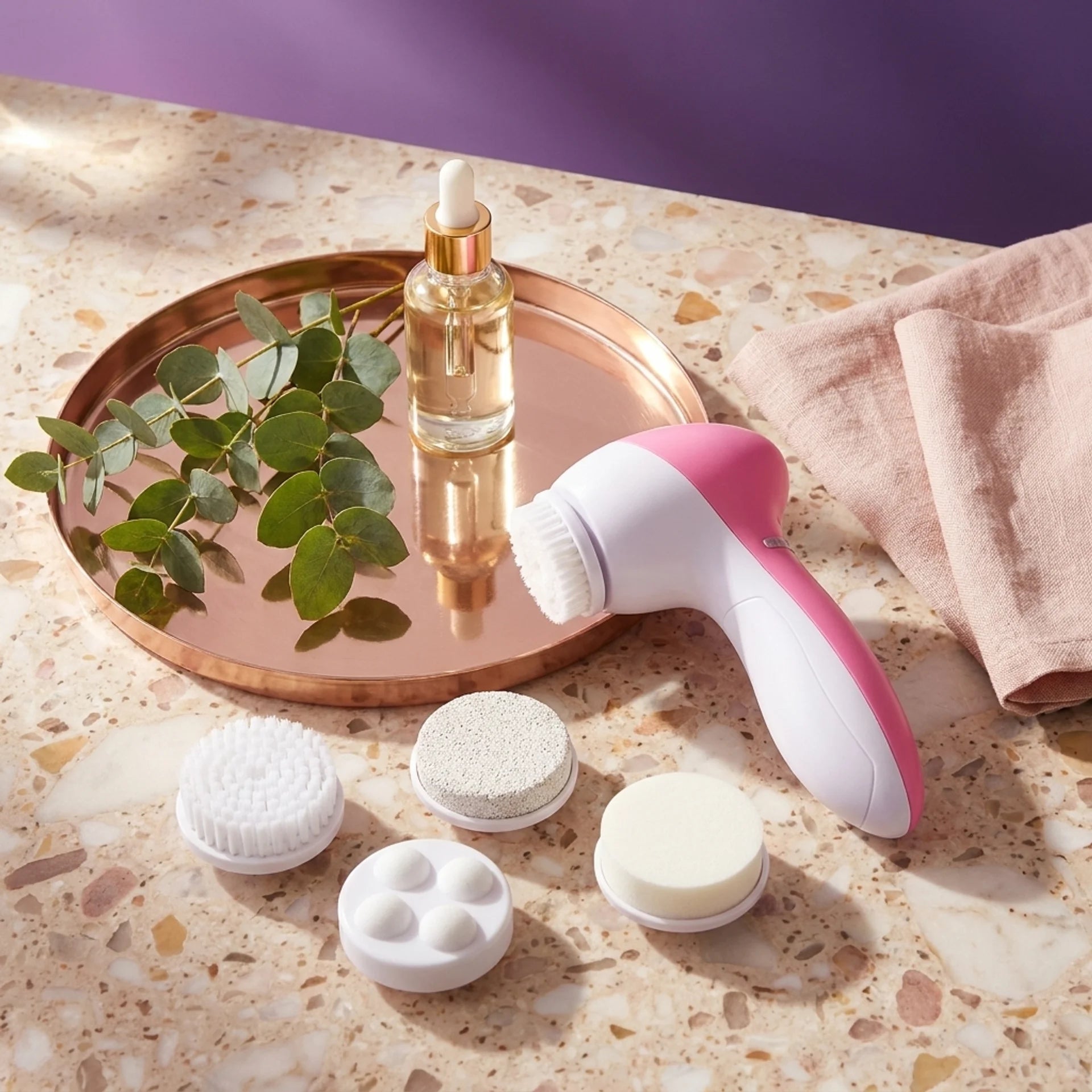 VIOLA™ Spazzola Rotante Pulizia & Massaggio Viso 5-in-1